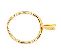 Tissting, Portadiamanti Professionale con Artigli a Molla per Gioielli, Accessorio da Esposizione per Gemme, Design ad Anello con Presa, per Gioiellieri e Clienti (Yellow (short))