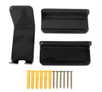 Tissting Portapneumatici da Parete per Bicicletta 2 Pezzi - Supporto da Parete per Garage Casa, Ideale per Biciclette da Strada e Montagna, Facile Installazione Senza Montaggio (Black)