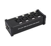 Tissting Prolungatore XLR 4 Canali - Convertitore Digitale per Rete Multipla, Compatibile con Cavi CAT5/6/7 per Illuminazione e Audio da Palco