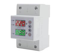 Tissting Protettore Sovra e Sotto Tensione e Corrente Multifunzionale Regolabile 220V 50Hz 63A - Dispositivo di Protezione con Display Digitale per Casa Industria Impianti Elettric