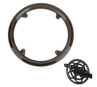 Tissting Protezione della Catena della Bicicletta Protezione della Corona della Bicicletta Copertura Protettiva del Pignone della Catena della Bicicletta in Plastica Nera con Accessori per Biciclette