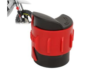 Tissting Pulitore Guarnizioni Forcella Moto, 6,6 x 5,5 cm Pulitore Stelo Forcelle Rosso Plastica Livello Olio Ammortizzatore Riparazione per 45-55mm Forcelle Anteriori Dirt Bike