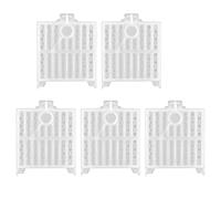 Tissting Queen Bee Cage, 5Pcs Plastic Queen Rearing Transport Cage Tool for Beekeeping Accessory