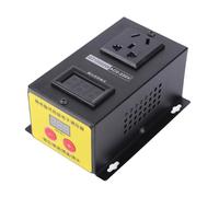 Tissting Regolatore di Tensione SCR, Elettronico 220V 10000W Regolabile Controllore, Velocità Temperatura Dimmer Senza Gradi per Elettrodomestici Strumenti Industriali
