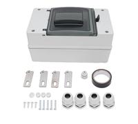 Tissting Scatola Interruttori DC IP66 per Esterno - Scatola Di Distribuzione Elettrica in Plastica per Circuiti Solari e Industriali con Connettori Impermeabili e Accessori