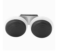 Tissting Scodellino per Tavolozza, Doppia Tavolozza, Grande Bocca Doppia Tavolozza in Acciaio Inossidabile di Pittura ad Olio Vernice a Base Larga Contenitori, Pigmenti Painting con Coperchio Vite