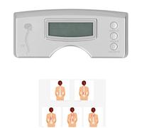 Tissting Scoliometro Digitale, Misuratore di Pendenza della Colonna Vertebrale con Display LCD per Valutazione Scoliosi 0-30 Gradi Professionale per Uso Domestico e Medico