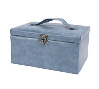 Tissting Sewing Basket Kit Multi Functional Storage Box Organizer with Handle, 23.8x17.5x12.3cm (9.4x6.9x4.8in) - Portacucito per Forniture da Cucito Contiene Accessori e Utensili