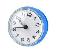 Tissting silenzioso orologio da doccia, orologio da bagno con ventosa orologio da doccia a parete elegante a parete per casa decorazioni per il bagno decorazioni per il bagno (Azul)