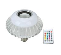 Tissting Smart LED Bulb with Bluetooth Speaker, RGB Color Changing Remote Control, ABS PC Material, Wireless Music Light for Bedroom Living Room Party Music Lovers