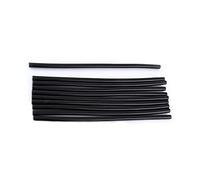 Tissting Sticks colla a fusione 7mm/11mm nero 10 pezzi, Termofusibile per pistola elettrica fai da te adesivo rapido alta resistenza (7 * 200mm)