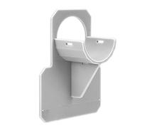 Tissting Supporto per Tubo della Piscina, Set di staffe di Supporto in plastica Tecnica per Tubo di Scarico dell'Acqua di Piscine Fuori Terra, Accessorio per prevenire l'abbassamento dei (Grigio)