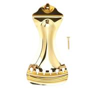 Tissting Tailpiece per Chitarra a 6 Corde con Tremolo - Ricambio per Ponticello di Chitarra Risuonatore, Accessorio per Chitarra Professionale (Circa 8.9x3.8cm / 3.5x1.5 Pollici) (Oro)
