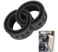 Tissting Tampone a Molla della Bobina, Gomma Ammortizzatore Cuscino Tipo C per Ridurre Rumore e Vibrazione 14x14x5 cm Accessori Sospensione Auto Universale per Comfort e Stabilità