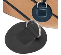 Tissting Toppa con Anello D, Accessorio Acciaio Inossidabile Singolo Strato per SUP Kayak Barche Gonfiabili, Fissaggio Sicuro Attrezzatura Nautica, Adesione Resistente per Canoa Paddle Board Dinghy