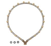 Tissting Ugello Ad Anello Multifunzionale G3/8, Ugello Ad Anello a Multi Testina per Irrigazione Giardino Agricoltura, Filettatura Femmina (20 capi)