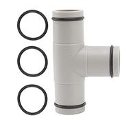 Tissting Valvola A T per Tubo Piscina 1.25 Pollici/3.18 cm - Valvola Divergente Doppia in Plastica per Piscine Fuori Terra, Controllo Flusso Efficace