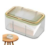 Tissue Box Holder - Clear Tissue Box, Rectangle Tissue Box | Tissue Dispenser Box, Facial Tissue Dispenser, Cover Bathroom Accessories, Napkin Organizer for Bathroom Bedroom Dresser Desk Kitchen