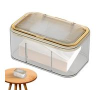 Tissue Box Holder - Clear Tissue Box, Rettangle Tissue Box | Dispenser per tissue per il viso, accessori per il bagno, organizer per il bagno, dresser desk Kitchen