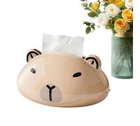 Tissue Box Holder - Magnetic Closure Table Napkin Organizer for Stylish Storage, Easy Access with Decorative Design, Compact Holder for Dining Rooms, 9.06x6.69x4.72 inch