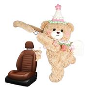 Tissue Box Holder, Soft Plush Bear Decorative for Napkin Holder, 18x43cm