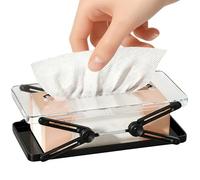 Tissue Holder Box | Decorative Tissue Holder | Tissues Box Covers Decorative With Spring Mechanism For Dining Rooms, TV Stands, Weddings, Garages, Workshop, Kitchens, Night Stand, Vanity