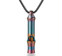 TISUR Whistle Emergency, Titanio Forte fischio Uomini e Donne, Texture Viola, M