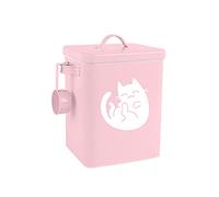 TITA-DONG Contenitore per Alimenti per Cani e Gatti 6L, Simpatici Contenitori per Alimenti per Animali Domestici con Coperchi Ermetici, Contenitore per Alimenti per Gatti in Metallo con Misurino,(#2)