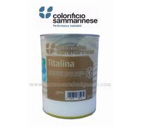 TITALINA IDROPITTURA MURALE SUPERLAVABILE OPACA BIANCHISSIMA LT.1 SAMMARINESE