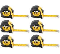 Titan 10912 - Metro a nastro da 3,5 m, 6 pezzi, con marcature standard di facile lettura e custodia resistente