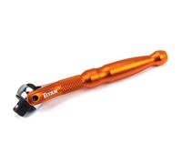 TITAN 11322 1/4" Micro Cricchetto Testa Girevole Alluminio Arancio