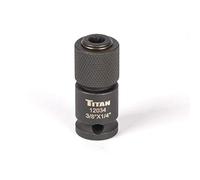 Titan 12034 - Adattatore a cambio rapido da 3/8" a attacco esagonale da 1/4"