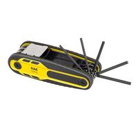 Titan 12770 - Set di 8 chiavi esagonali SAE pieghevoli