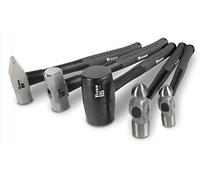 Titan 63125 - Set di 5 martelli: Martello a Punta sferica da 454 g e 907 g, Martello in Gomma da 907 g, Martello a mazzetta da 1,4 kg e Martello a Punta Incrociata da 1,4 kg