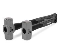 Titan 63372 - Set di 2 martelli da perforazione e martello da slitta, include martello perforatore da 0,9 kg e martello da 1,4 kg