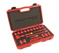 Titan 68100 - Set di chiavi a bussola isolate VDE, 19 pezzi