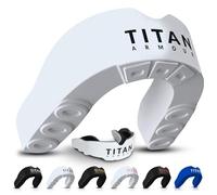 Titan Armour® Paradenti a doppio strato, per adulti e ragazzi, su misura, Case Inc | Paradenti per boxe, rugby, MMA, hockey e tutti gli sport di contatto | Marchio britannico