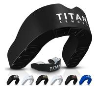 Titan Armour® Paradenti con tecnologia a doppio strato,Paradenti su misura per adulti e ragazzi,Custodia inclusa, hockey e tutti gli sport di contatto,Marchio del Regno Unito
