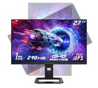 TITAN ARMY 27" Monitor Gaming 240Hz 2K, FAST IPS, QHD 2560 x 1440p Vertical Monitor, 1ms GTG, HDR400 134% sRGB, FreeSync y G-sync Monitor de Computer, Cuidado de Los Ojos, VESA, DP, HDMI, P2710S