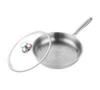 Titan Hammer Pan - Padella per cottura e grill resistente, con coperchio resistente al calore, distribuzione uniforme del calore e resistente ai , ideale per friggere e grigliare da uomo