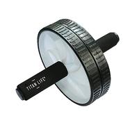 TITAN LIFE Ab Wheel, Ruota Addominali Unisex - Erwachsene, Black/White, One Size