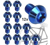 Titan M5x8 Torx Bicicletta e-Bike Disco Sl Bremsscheiben-Schrauben (12er Set)