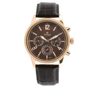 Titan Neo 1734WL01 - Orologio analogico da uomo in ottone