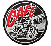 Titan One Europe - Cafe Racer Motorcycle Old School Biker Jacket Retro Patch Toppa Ricamato Termoadesivo