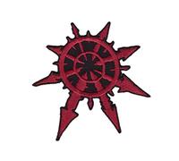 Titan One Europe - Chaos Star Deamons War Inquisition World Order Emblem Toppa Ricamata (Termoadesiva)