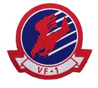 Titan One Europe - VF-1 US Navy Fighter Squadron Maverick Tom Cat Toppa Ricamata (Termoadesiva)