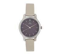 Titan Orologio da donna al quarzo con display analogico e cinturino in pelle 2481SL11, Nero, Free Size, Colore: RAL