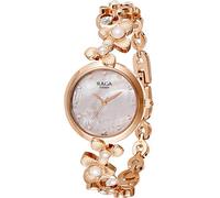 Titan Raga Aurora, cristallo Swarovski, quadrante in madreperla, oro/argento/ottone bracciale in metallo, gioielli, design di stile, design, vetro al quarzo, resistente all' acqua orologio da polso
