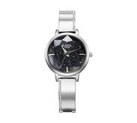 Titan Raga Showstopper NT95267SM01 - Orologio al quarzo da donna, con display analogico nero e cinturino in metallo argentato