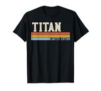 Titan Retro Vintage Uomini Bambini Ragazzi Nome Maglietta